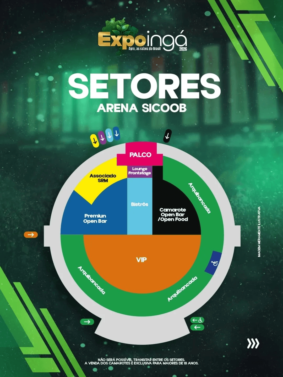 Mapa do evento